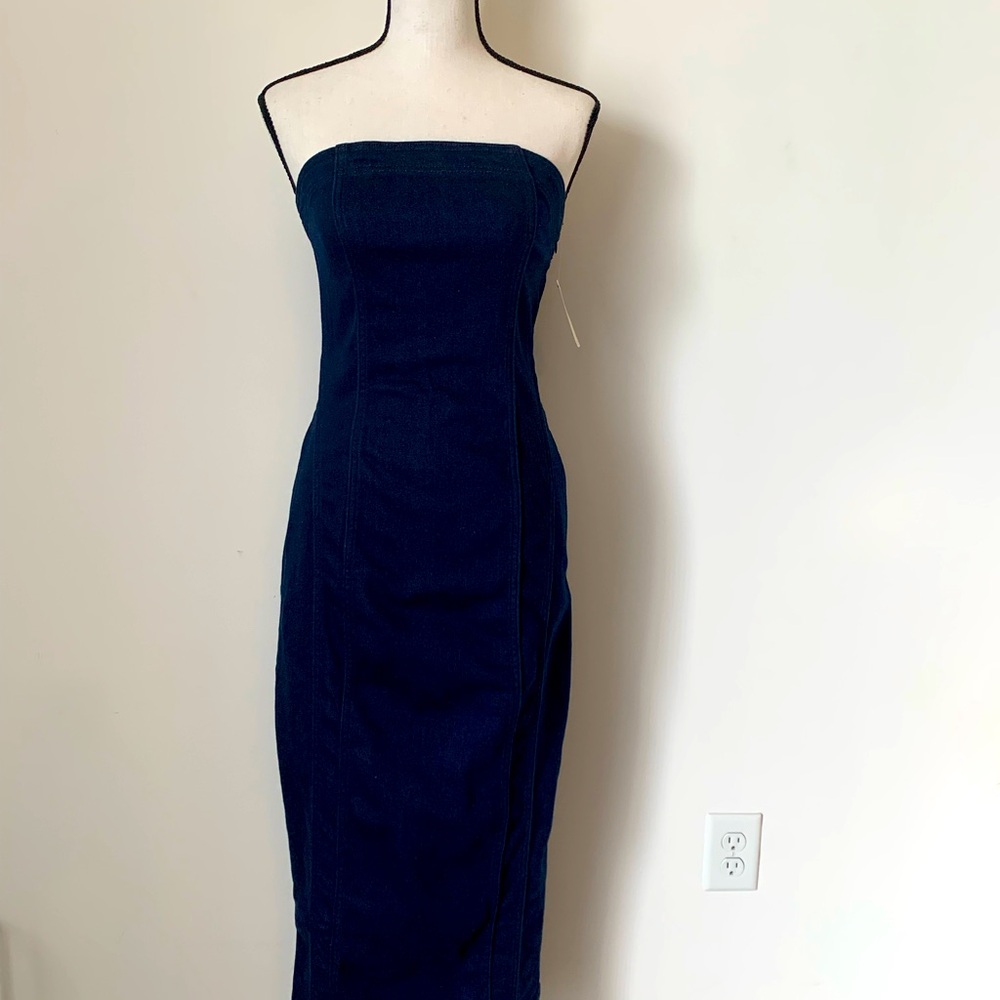 👗 Anthropologie Pilcro denim pencil dress